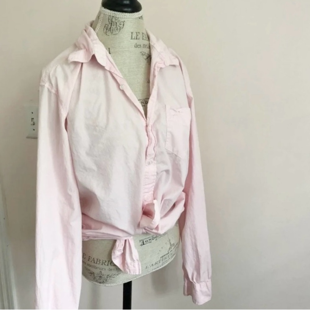 American Eagle Pink Button Down Shirt